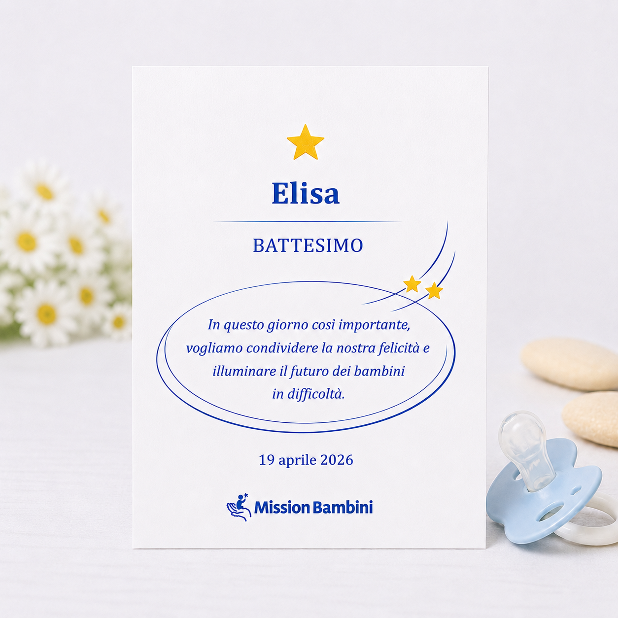 Pergamena Battesimo