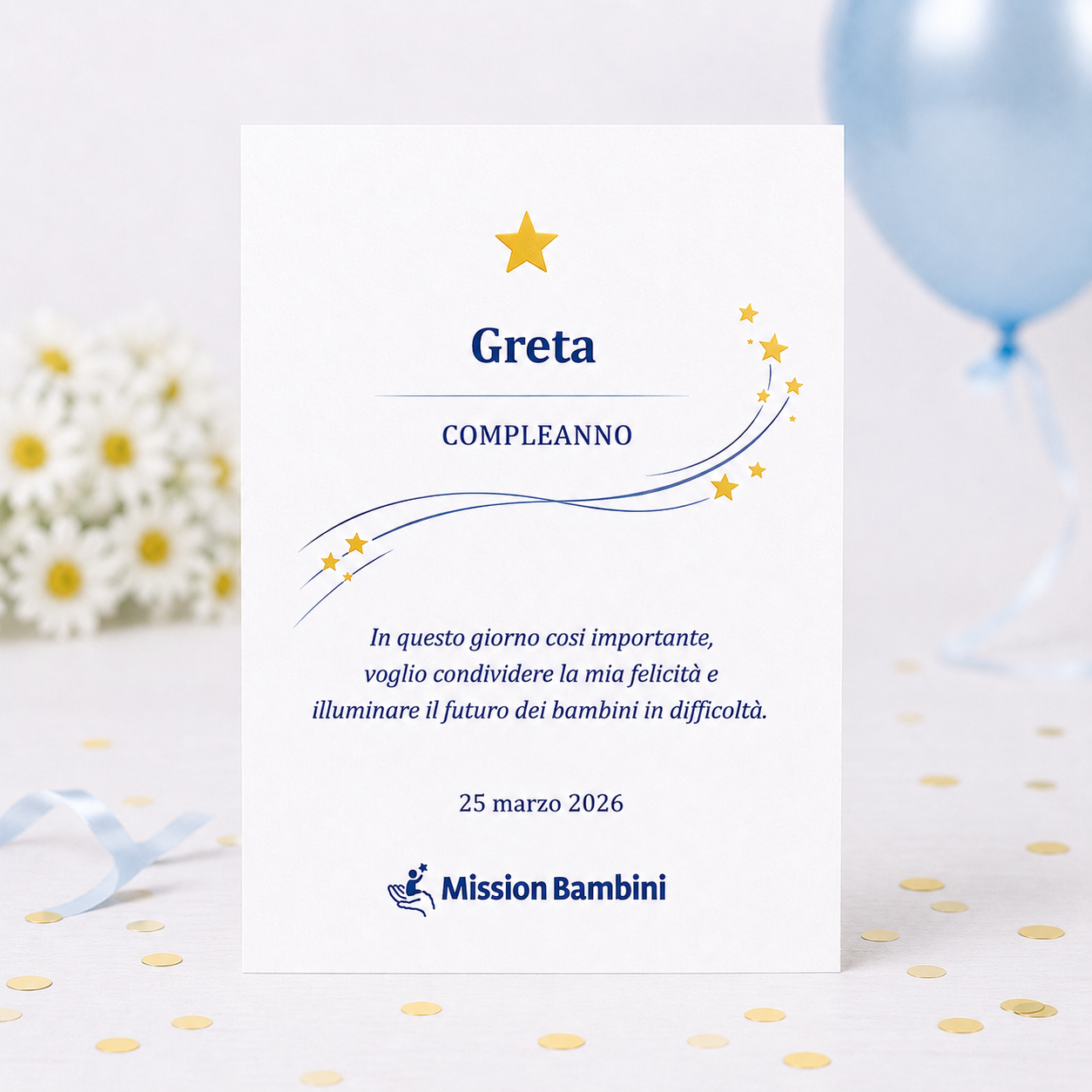 Pergamena Compleanno