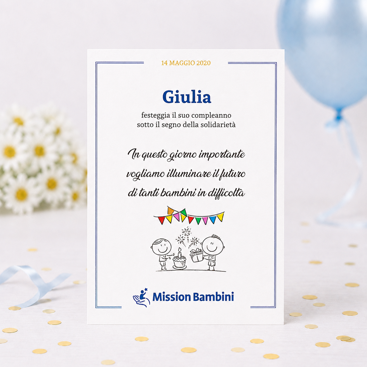 Pergamena Compleanno
